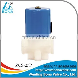 1/4'' Normally Closed Plastic Liquid Solenoid Valve ZCS-27P thumbnail-1