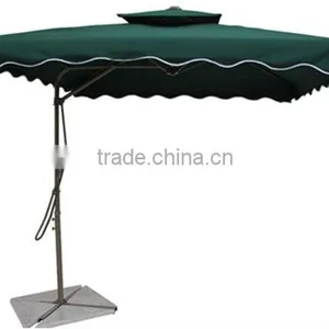 Green Steel Hanging Umbrella With Double Roof UBM00010 thumbnail-1
