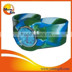 High Quality Camouflage Silicone Wrist Watch for Promotion or Gift thumbnail-1