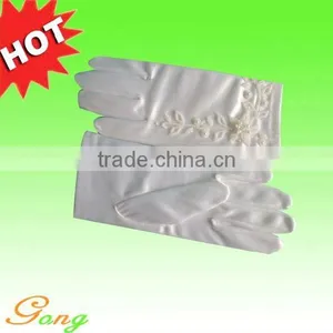 Fashion Short Satin Gloves With Fingerless thumbnail-1