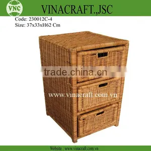 Fashionable and Natural Wicker Basket Drawers for Clother thumbnail-1