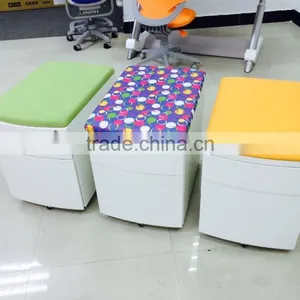 3 Drawer Metal Mobile File Cabinet/Steel Mobile Pedestal thumbnail-1
