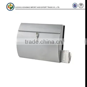Stainless Steel Mailbox With Newspaper Holder thumbnail-3