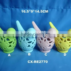 Ceramic Animal Design-ceramic Bird Deco-color Glazed Porcelain Bird-pottery Bird thumbnail-1