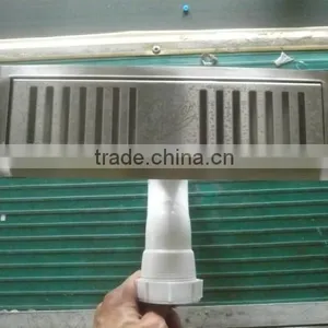 Shower Floor Drain With Grid or Tile Use Stainless Steel 25cm thumbnail-3