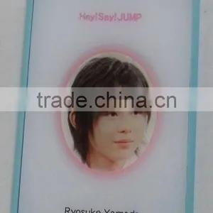 Folding Plastic Custom Logo Desktop Make up Mirror Single Side Cosmetic Mirror thumbnail-1