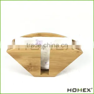 Bamboo Coffee Filter Papers Holder Homex-BSCI Factory thumbnail-4