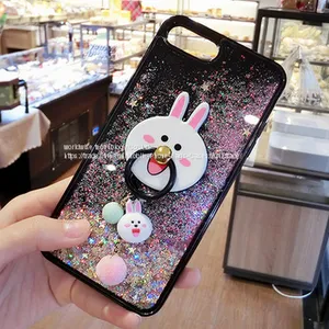 Cute Cartoon Cell Phone Cover Soft Tpu Shell Silicone Mobile Phone Cases for IPhone7/7Plus/6/6s/6plus/6splus Ring Holder thumbnail-3