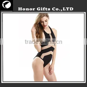 2016 Newest Hot Sexy One Piece Swimsuit Swimwear High Waist Bikini thumbnail-3