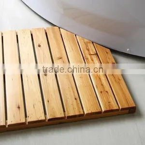 BSCI Certificate Nature Wooden Bamboo Bath Accessory Set and Bath Shower Mat See Larger Image Nature Wooden Bambo thumbnail-1