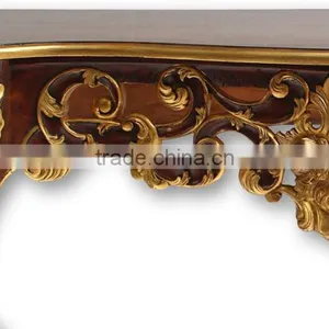 Luxury Living Room Furniture Console Table With Framed Mirror thumbnail-2