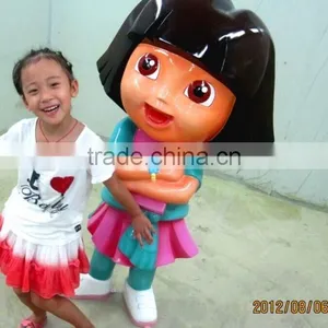 China Supplier Wholesale High Quality Fiberglass Life Size Cartoon Statue thumbnail-6