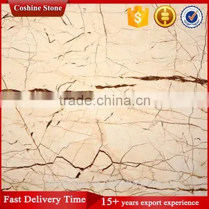 Natural Beige Cream Block Marble Slab Price for Sale thumbnail-1