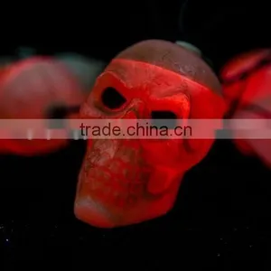 China Manufacturer Plastic LED String Light Skull Halloween Decorations thumbnail-1