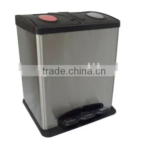 Stainless Steel Recycle Bin thumbnail-1