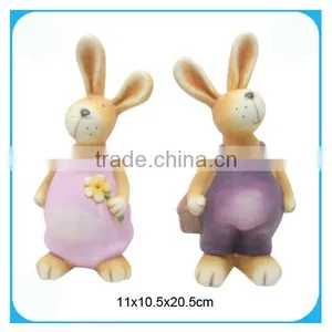 Easter Ceramic Rabbit Decorations thumbnail-1