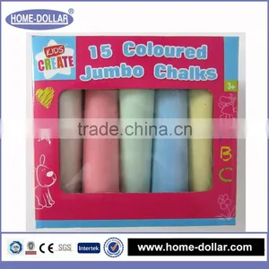 2016 Fashionable Best Seller Education Supplies 15pcs Square Sidewalk School Chalk With Color Box thumbnail-2