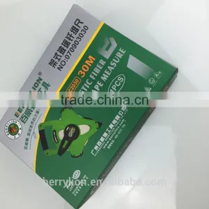 Berrylion 30meters Plastic Fiber Surveyor Measuring Tapes ABS and TPR Cover Measuring Tapes thumbnail-6