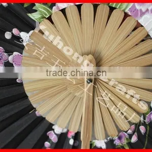 New Style Windmill Shape Bamboo Fabric Fan thumbnail-4