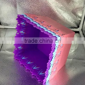 Colourful Plastic Snacks Dish Plate thumbnail-4