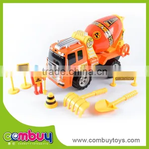 Wholesale Plastic Inertial Friction Set Mini Concrete Mixer Truck Toy thumbnail-1
