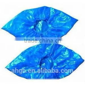 Disposable Blue Plastic Indoor Shoe Cover thumbnail-1