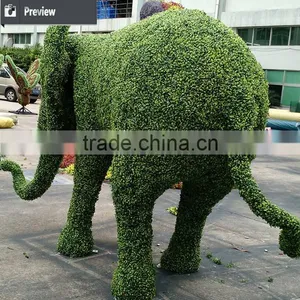 Fake Plastic Grass Hedge Artificial Milan Grass Topiary Animal Made in Dongguan for Wholesale thumbnail-3