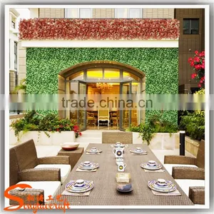 Hot Sale Artificial Green Wall Made of Artificial Ivy Fence Artificial Green Leaf Fence for Wall Decoration thumbnail-4