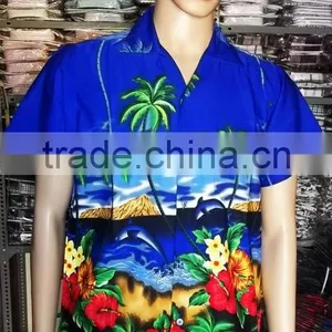 Palma de Mallorca Mens Aloha Hawaiian Shirts thumbnail-1