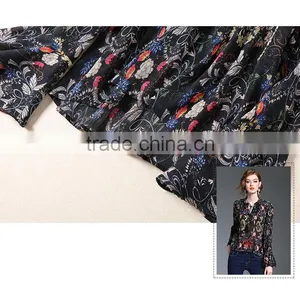 Maxnegio Lotus Leaf Sleeves Blouse Neck Designs Cutting Fashion Design Lady Blouse thumbnail-6