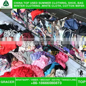 Gracer Stock Europe Style Bales 100kg Ladies Cotton Dress Used Designer Clothes thumbnail-1