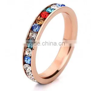 Unique Design Bezel Turquoise Women Rings High Quality Mens Turquoise Finger Rings for Couple Gifts thumbnail-2