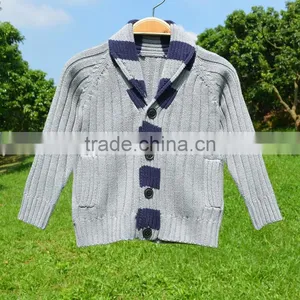 2015 Fashion Knitting Patterns Sweater Coat Woolen Cardigan Sweater Designs for Children thumbnail-2