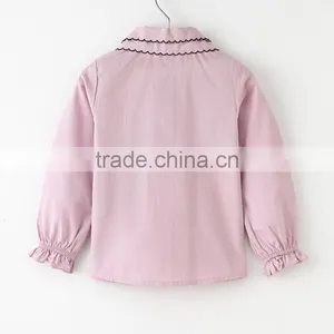 Zm50391b Autumn New Style Kids Clothing Long Sleeve Pure Cotton Lapel Trendy Children Shirt thumbnail-4