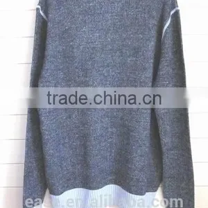 Fashion 12GG Knitted Elegant Brief V-Neck Pullover Winter Thick Sweater For Man thumbnail-2
