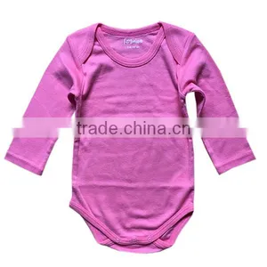2017 New Design Baby Rompers Plain 100% Cotton thumbnail-3