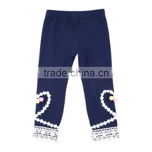 Wholesale Little Girls Boutique Clothes Persnickety Kids Baby Ruffle Pants Children Ruffle Lace Pants thumbnail-1