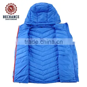 Product Feature Windproof Product Style Light Down Jacket Plus Size Contrast Red Zipper Men Duck Down Jackets for Winters thumbnail-2