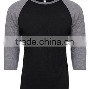 Next Level Apparel Tri-Blend Unisex 3/4 Raglan Sleeve Tee - Made From 50% Polyester, 25% Cotton and 25% Rayon thumbnail-4