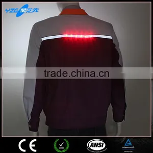 Hi Vis Reflective Work Shirts With LED Light&winter White Dress Suit thumbnail-3