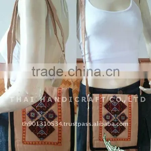 Thai Cotton HMONG Hill Tribe Shoulder Bag Cross Body Bag FEB-M thumbnail-1
