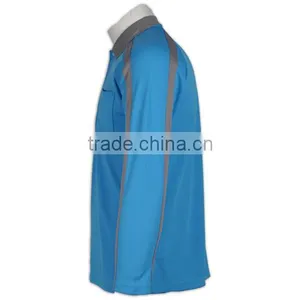 IS09001/BSCI Factory 100% Cotton Long Sleeve Reflective Work Safety Polo Shirt thumbnail-3