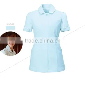 Turndown Collar Nurse Hospital/beautiful Shop Short Sleeve Uniform thumbnail-2