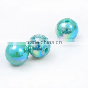 8mm Plastic Round AB Color Beads thumbnail-1
