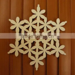 Customized Snowflake Decorations Wood Craft Hanging Accessories thumbnail-2