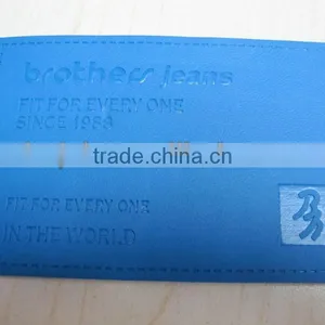 Jeans Brand Leather Labels With Metal Decoration thumbnail-1