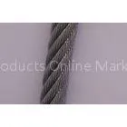 Polished 14mm 1x7 Stainless Steel Wire Rope AISI 304 / 304L , IWR Core thumbnail-1