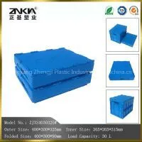 Wholesale High Quality Plastic Folding Box With Attached Lid thumbnail-2