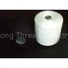 Black , White 50s/2 Polyester Spun Yarn For Embroidery Custom thumbnail-1