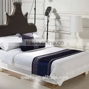 Luxury Cheap Hotel 100% Cotton Sateen Bed Linen thumbnail-2